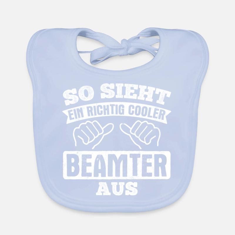 So Sieht Cooler Beamter Aus Beamter Baby Bio-Lätzchen
