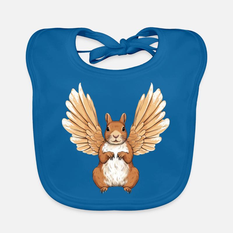 Cute bunny angel design Organic Baby Bibs
