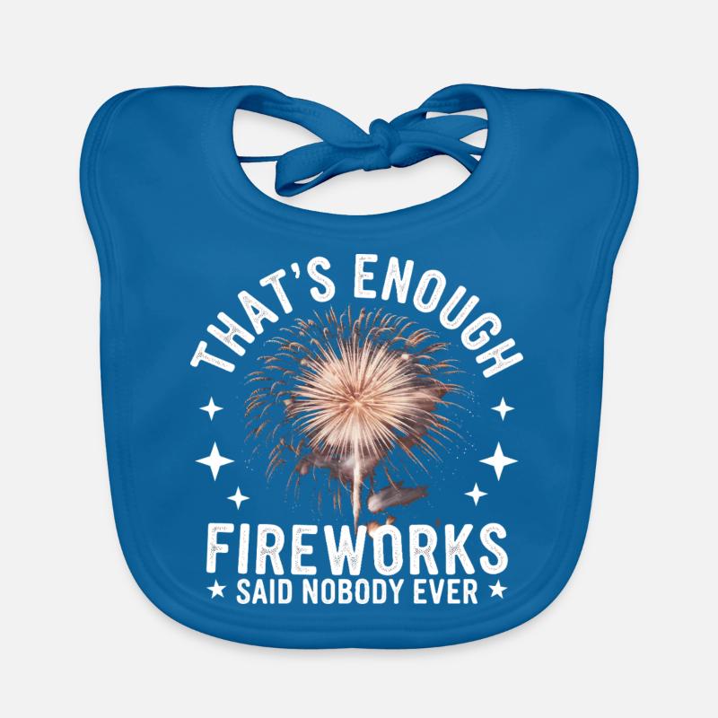 Pyrotechnics Fireworks Pyrotechnics Organic Baby Bibs