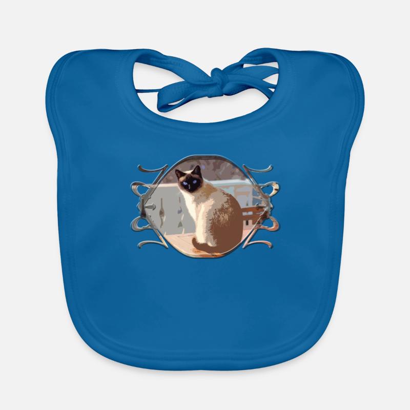 Chat, chat, chat Bavoir bio Bébé