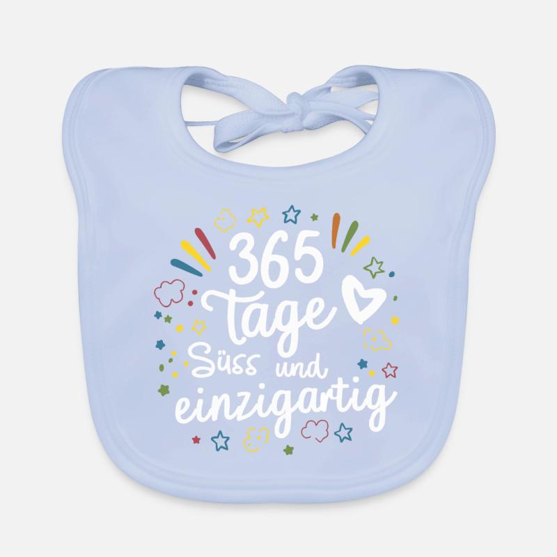 1. Geburtstag Geschenkidee 1 Jahr alt Baby Bio-Lätzchen