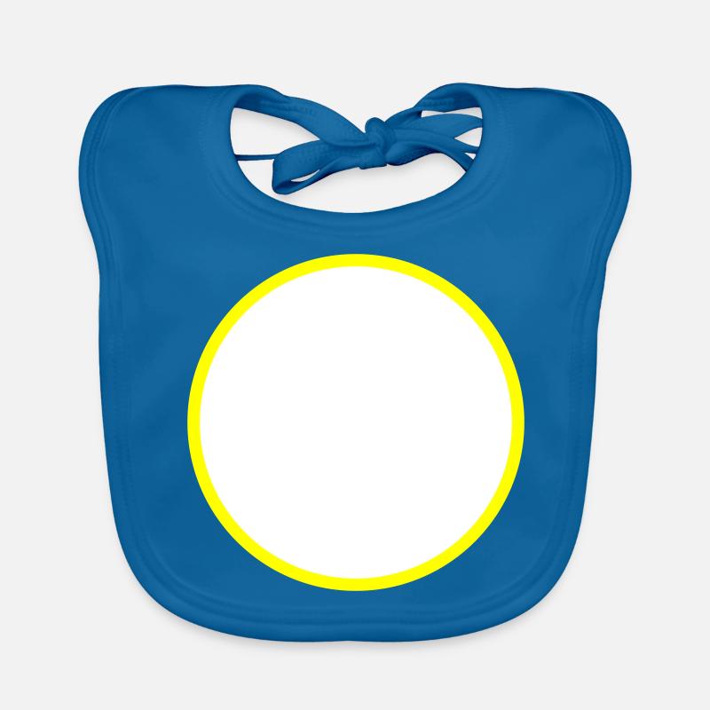Symbole de cercle vide Bavoir bio Bébé