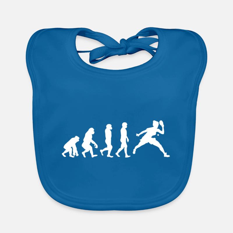 Ping Pong Table Tennis Paddle Player Evolution Organic Baby Bibs
