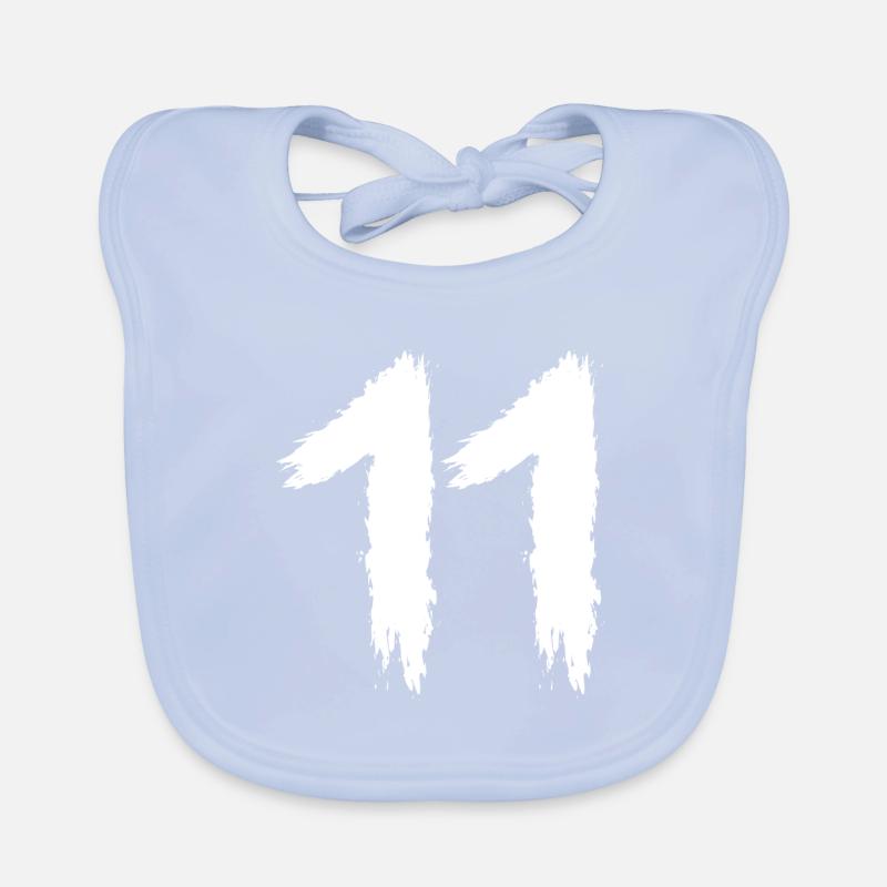 Numéro 11 Bavoir bio Bébé