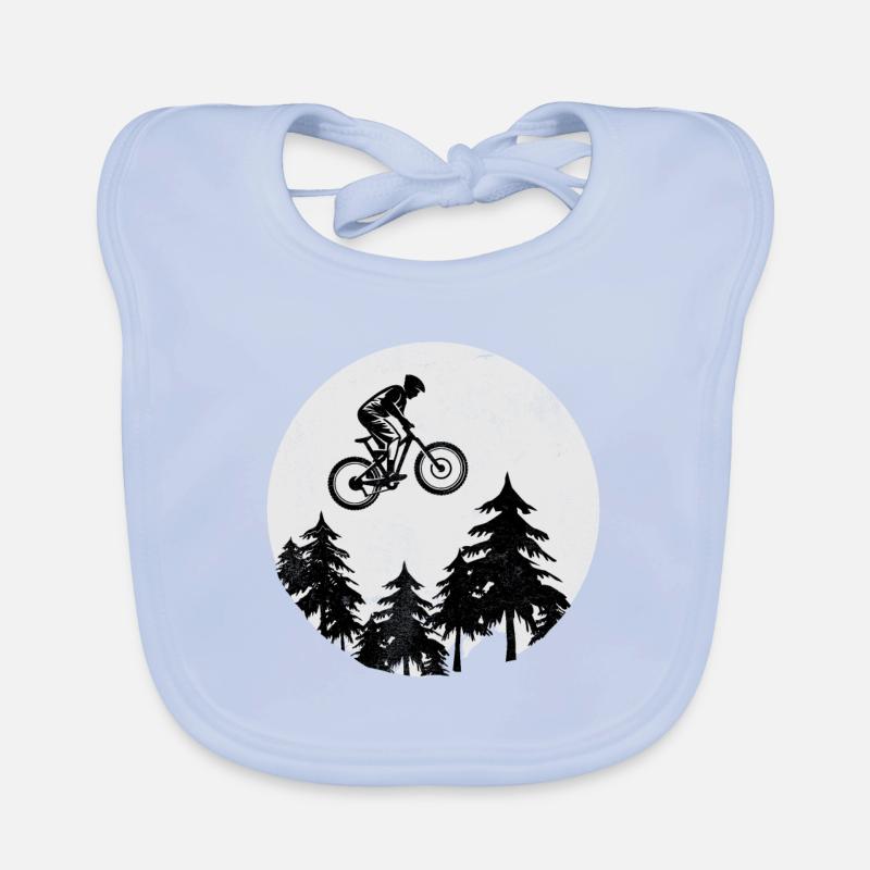 Maastopyöräilypyörä Moon Jumping MTB Gift Vauvan luomu ruokalappu