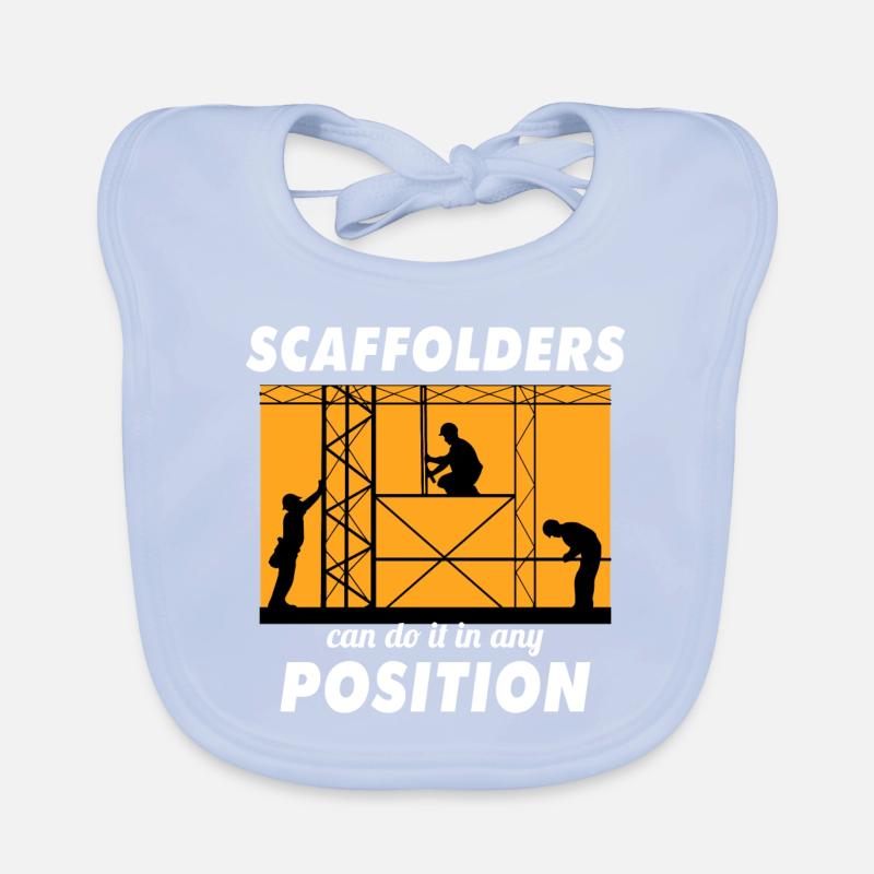 Scaffolder Scaffold Builder Scaffolding Platform Organic Baby Bibs