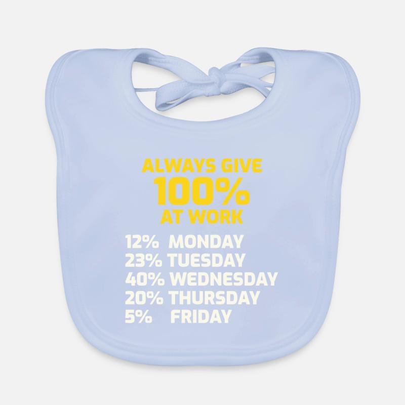 Funny Work Office Workplace dictons sarcastiques Bavoir bio Bébé