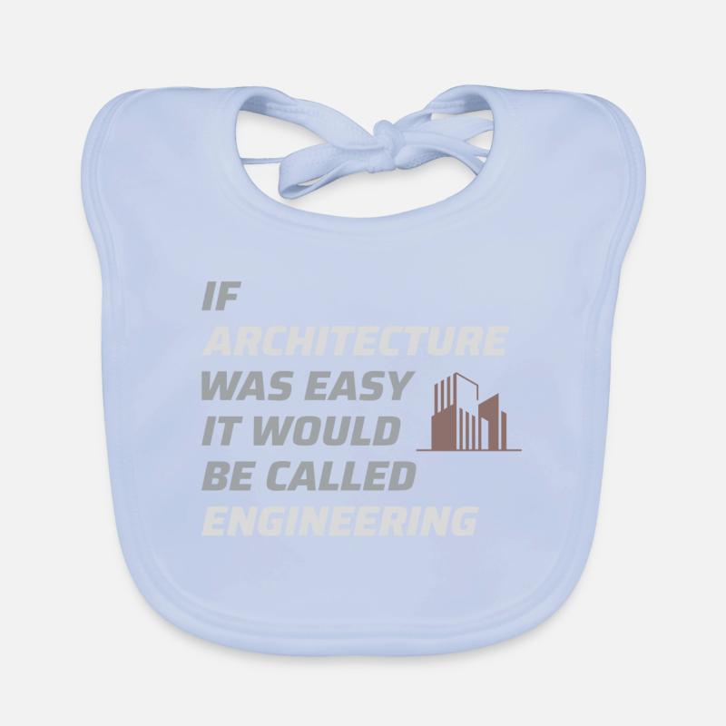 Architect Architecture Student Architectural Funny Organic Baby Bibs