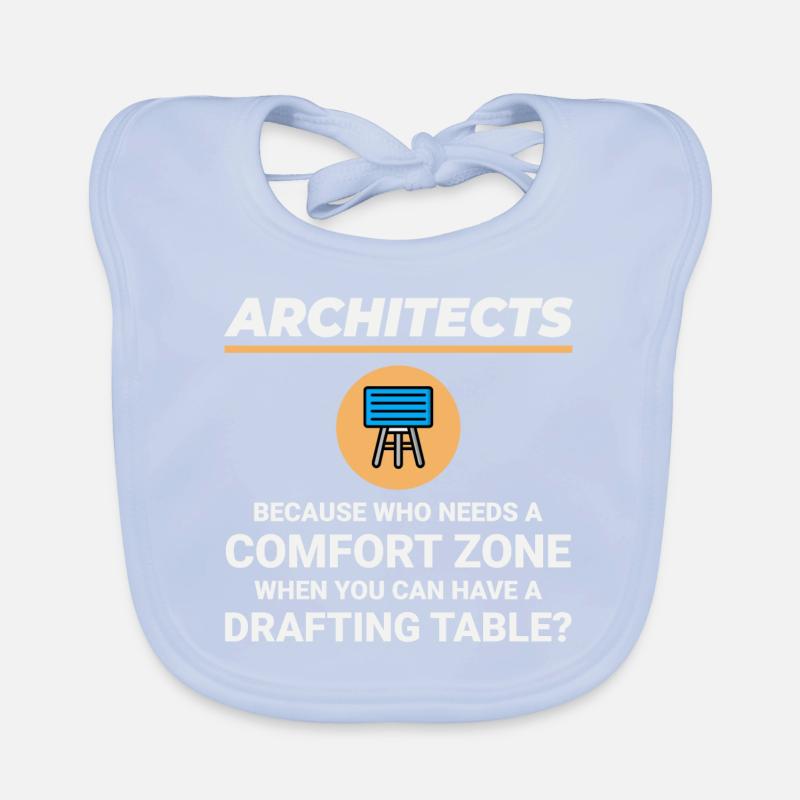 Table à dessin d’architecte Construction Architecture Bavoir bio Bébé