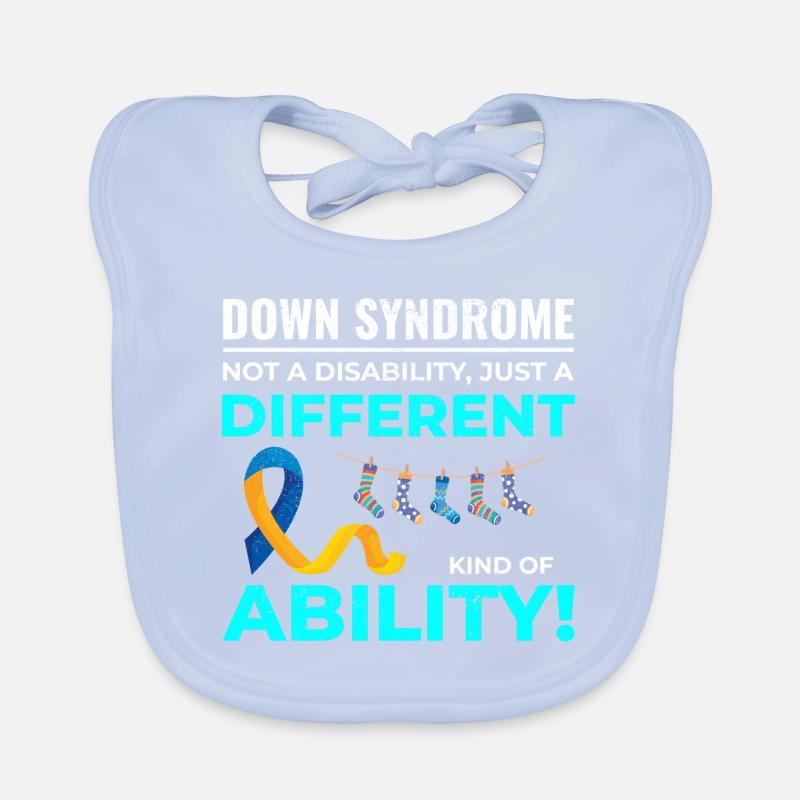 Down Syndrome Awareness Different Ability Organic Baby Bibs