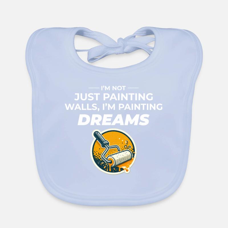 House Painter Wall Painting Interior Decorator Organic Baby Bibs