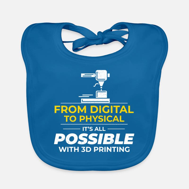 3D Printer 3D Printing Organic Baby Bibs