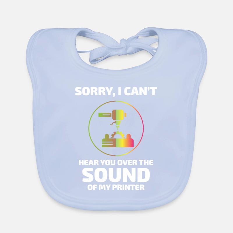 3D Printer 3D Printing Funny Organic Baby Bibs