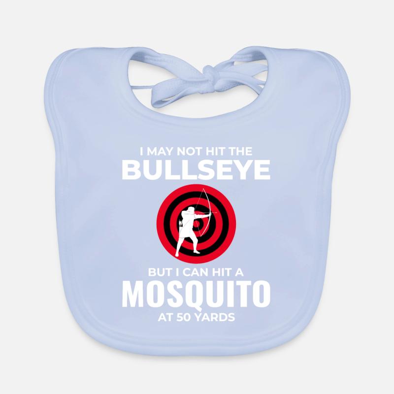 Archery Targets Archer Bullseye Shooting Sport Organic Baby Bibs