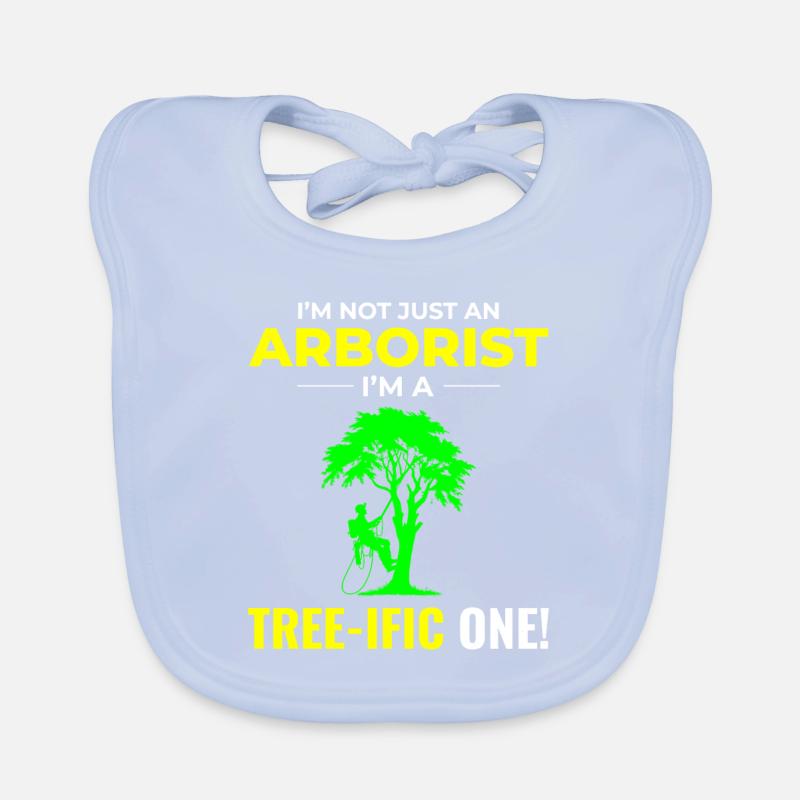 Baumpfleger Baumchirurg Kletterer Klettertrimmer Baby Bio-Lätzchen