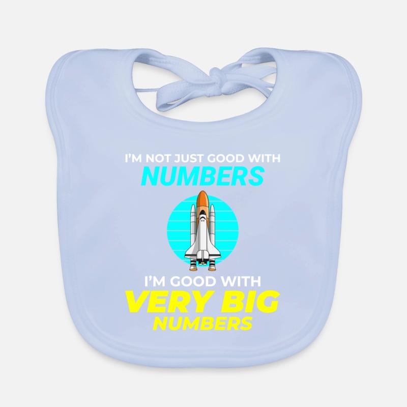 Aerospace Engineer Astronautical Rocket Scientist Organic Baby Bibs