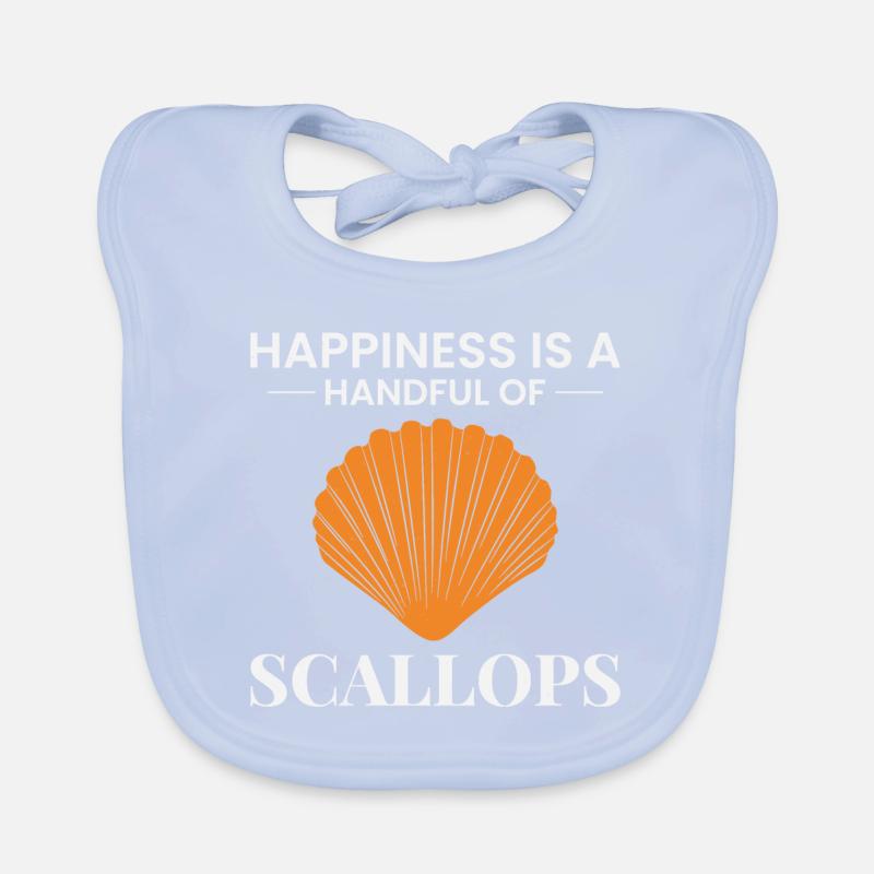 Pétoncles Coquillages Collector Beachcomber Crustacés Bavoir bio Bébé