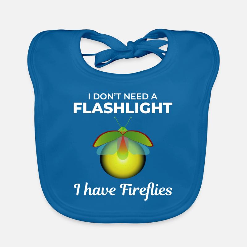 Lucioles Firefly Lightning Bug Insect Collector Bavoir bio Bébé