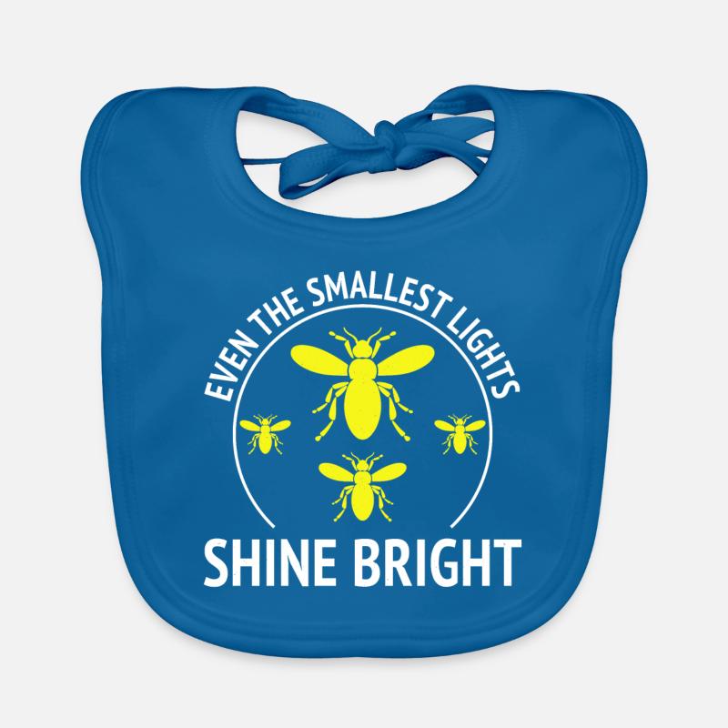 Lucioles Firefly Lightning Bug Insect Collector Bavoir bio Bébé