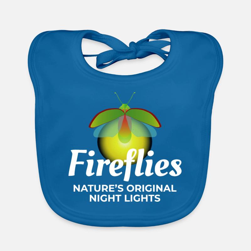 Lucioles Firefly Lightning Bug Insect Collector Bavoir bio Bébé