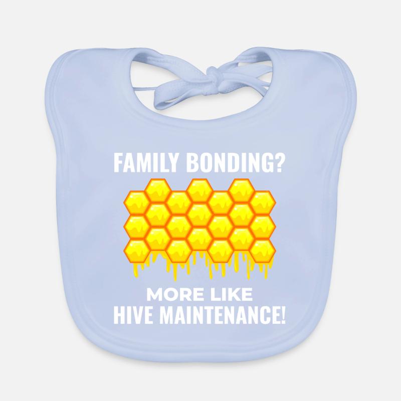 Honeybee Dad Beekeeper Beekeeping Insect Collector Organic Baby Bibs