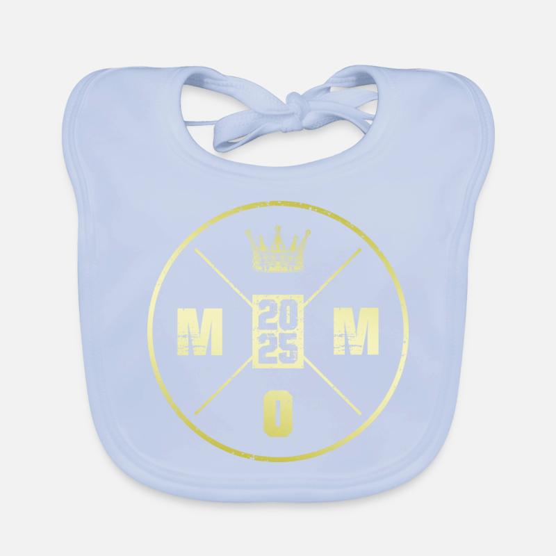Maman 2025 Maman de maternité Bavoir bio Bébé