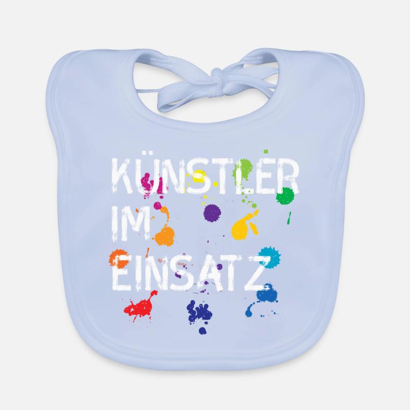 Artiste en utilisation cadeau art Bavoir bio Bébé