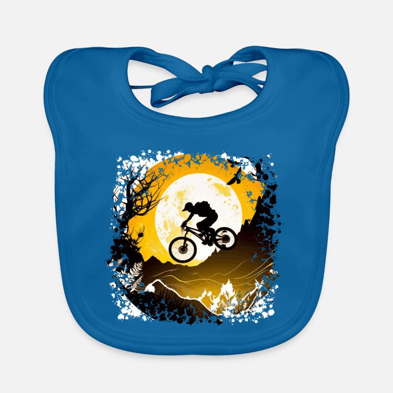 Freestyle mountain biking, associated with risks Organic Baby Bibs