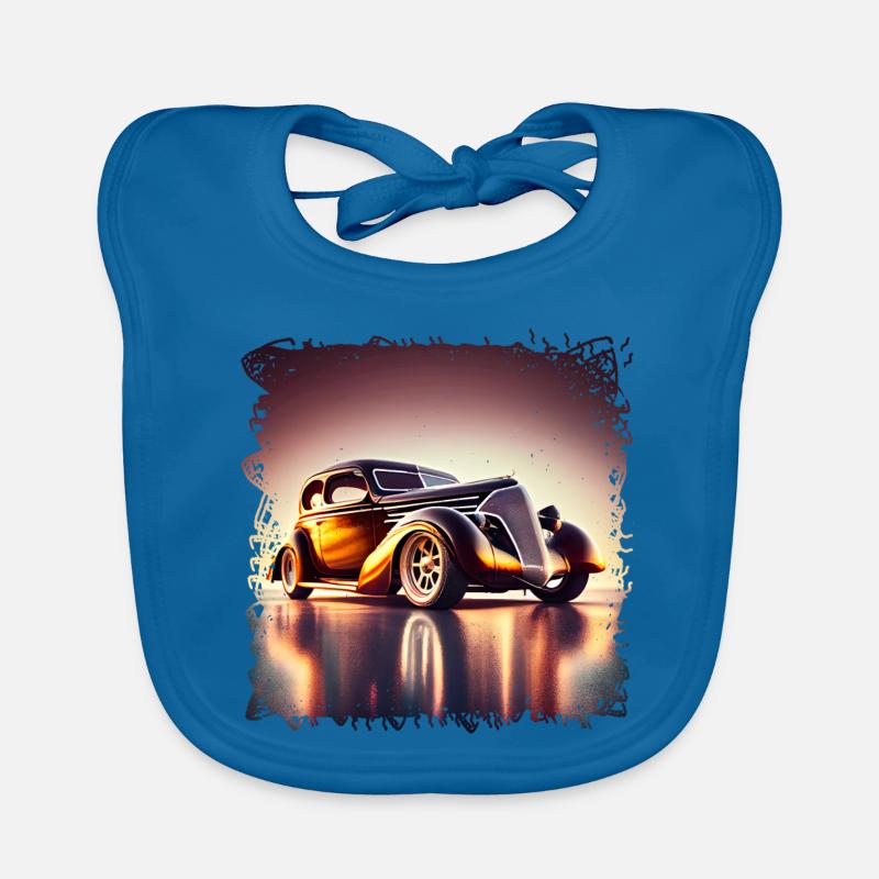 Oldtimer geben einen Einblick in mehrere Epochen Baby Bio-Lätzchen