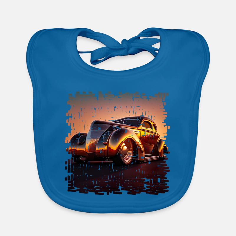 Beschleunigungsrennen oder Drag Racing Baby Bio-Lätzchen