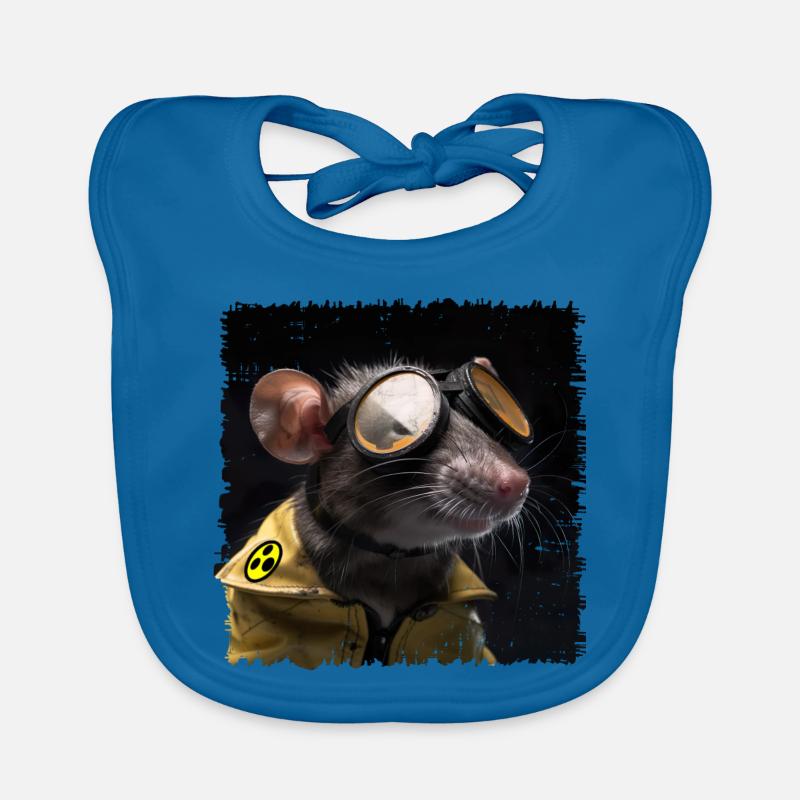 Rats have poor eyesight Organic Baby Bibs