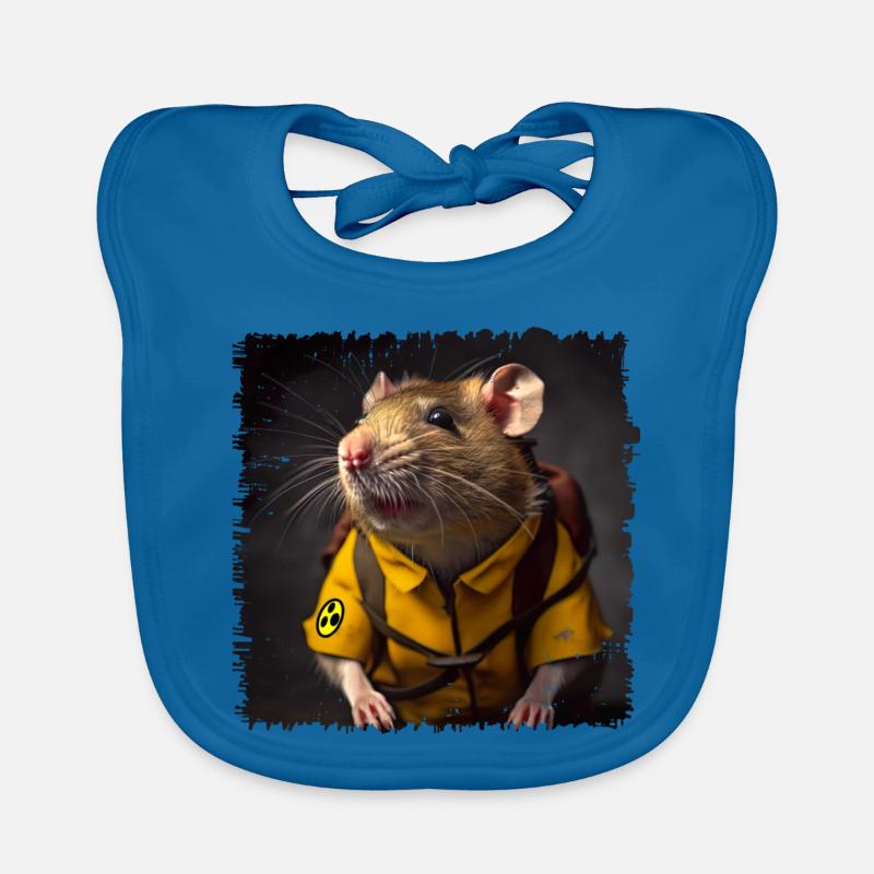 Rats can sniff out mines Organic Baby Bibs