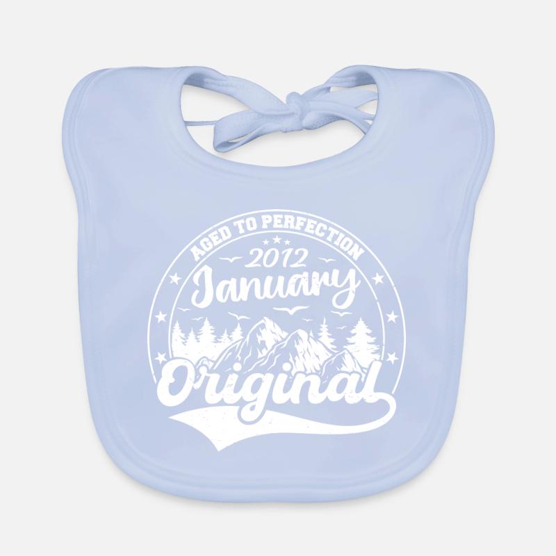 January 2012 Birthday Present January 2012 Organic Baby Bibs
