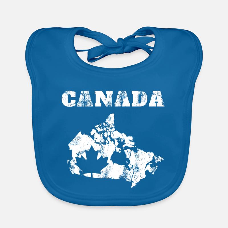 Drapeau canada feuille d'érable drapeau Bavoir bio Bébé