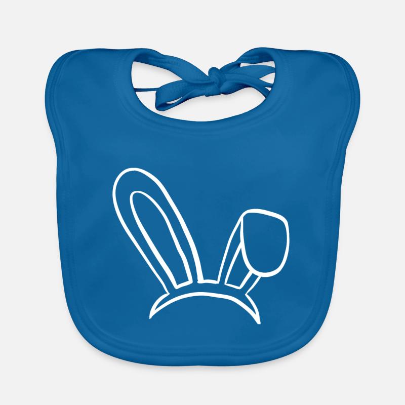 Rabbit rabbit ears rabbit Organic Baby Bibs