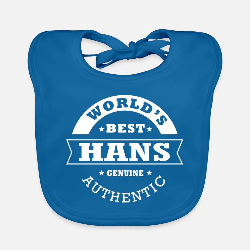 Hans Geschenkname hans Baby Bio-Lätzchen