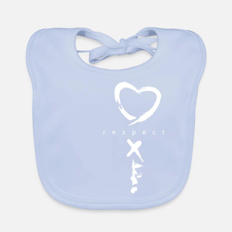 amour respect Bavoir bio Bébé