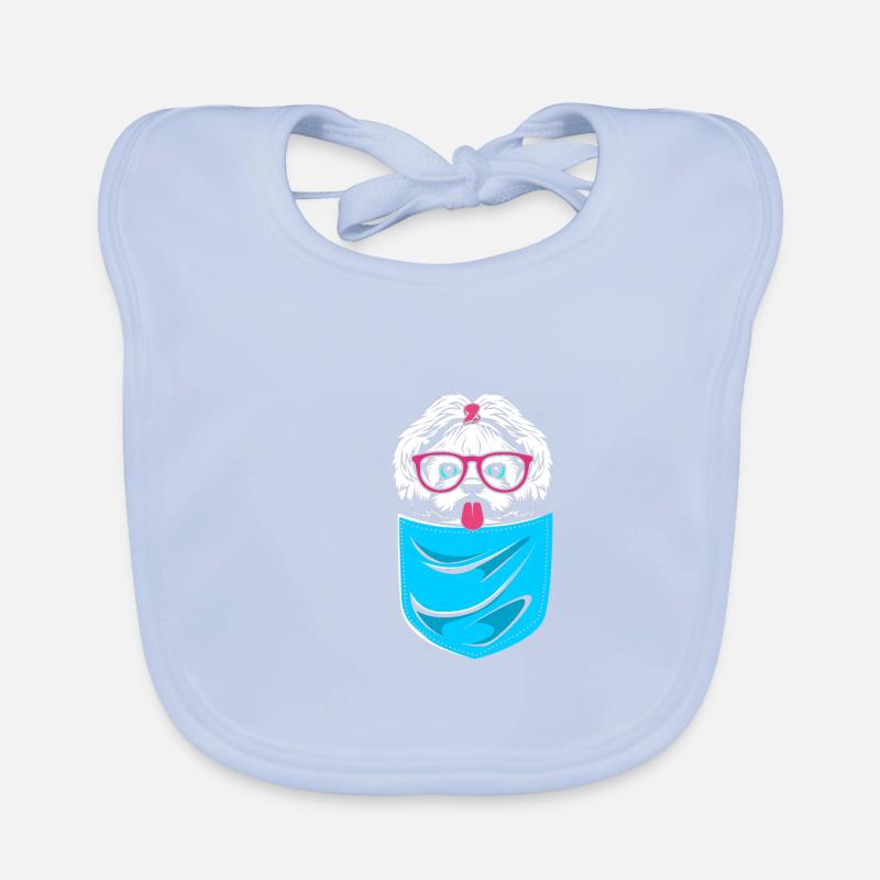 Shih Tzu Bavoir bio Bébé