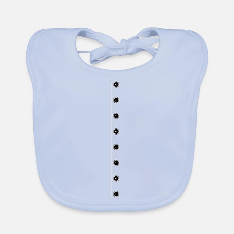 Buttons Organic Baby Bibs