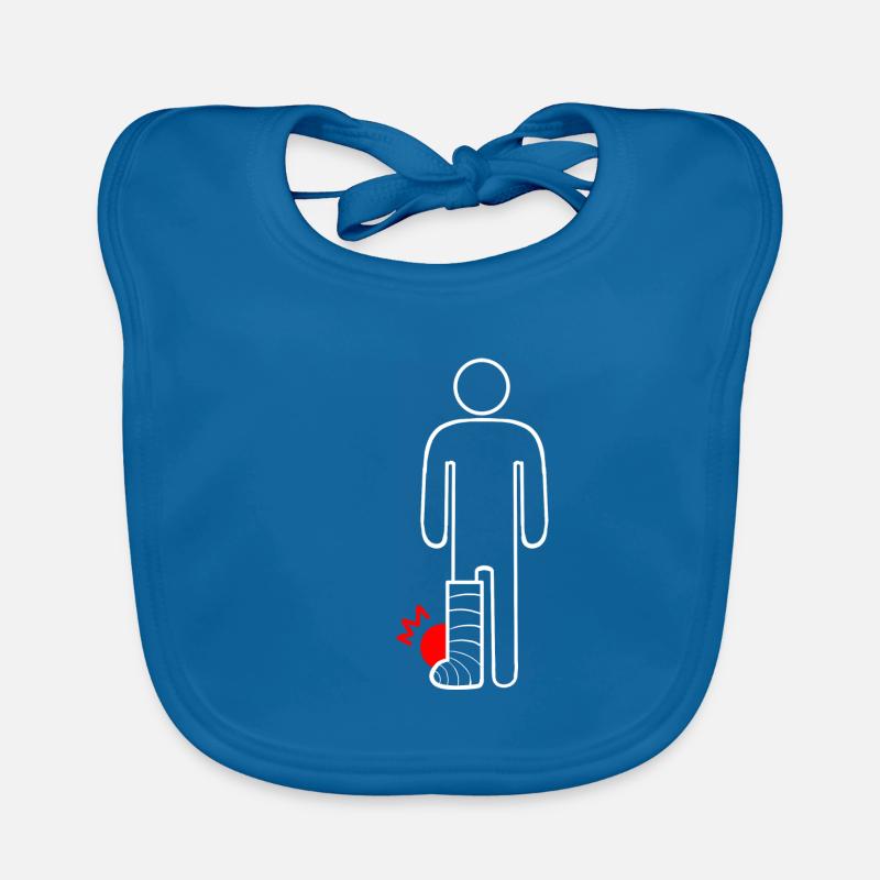 Broken leg Organic Baby Bibs