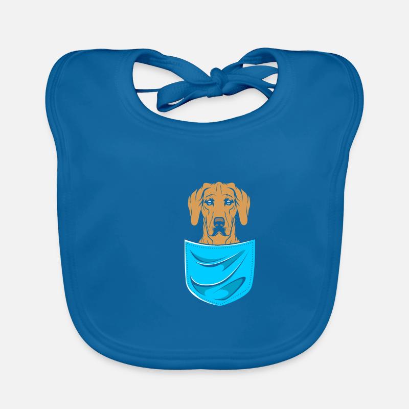 Rhodesian Ridgeback Organic Baby Bibs
