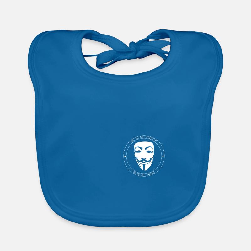 Anonymous - Bavoir bio Bébé - bleu paon
