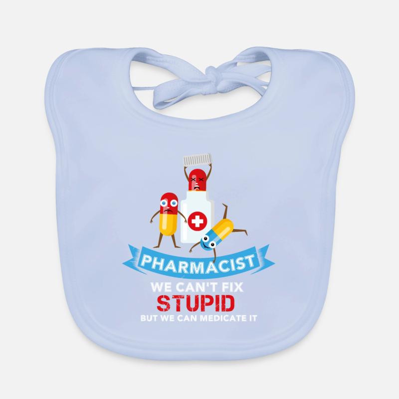 Pharmacist - Gift Pharmacist Pharmacy Exam Organic Baby Bibs