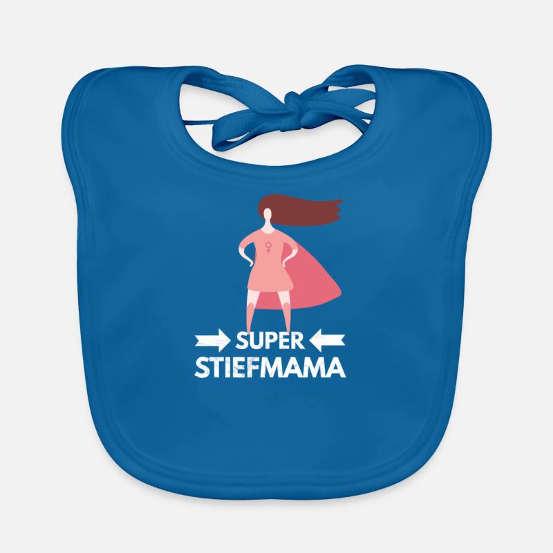 Stiefmutter, Stiefmama| Geschenk Geburtstag Mutter Baby Bio-Lätzchen
