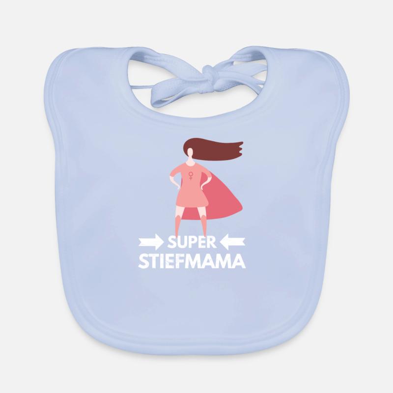 Stiefmutter, Stiefmama| Geschenk Geburtstag Mutter Baby Bio-Lätzchen