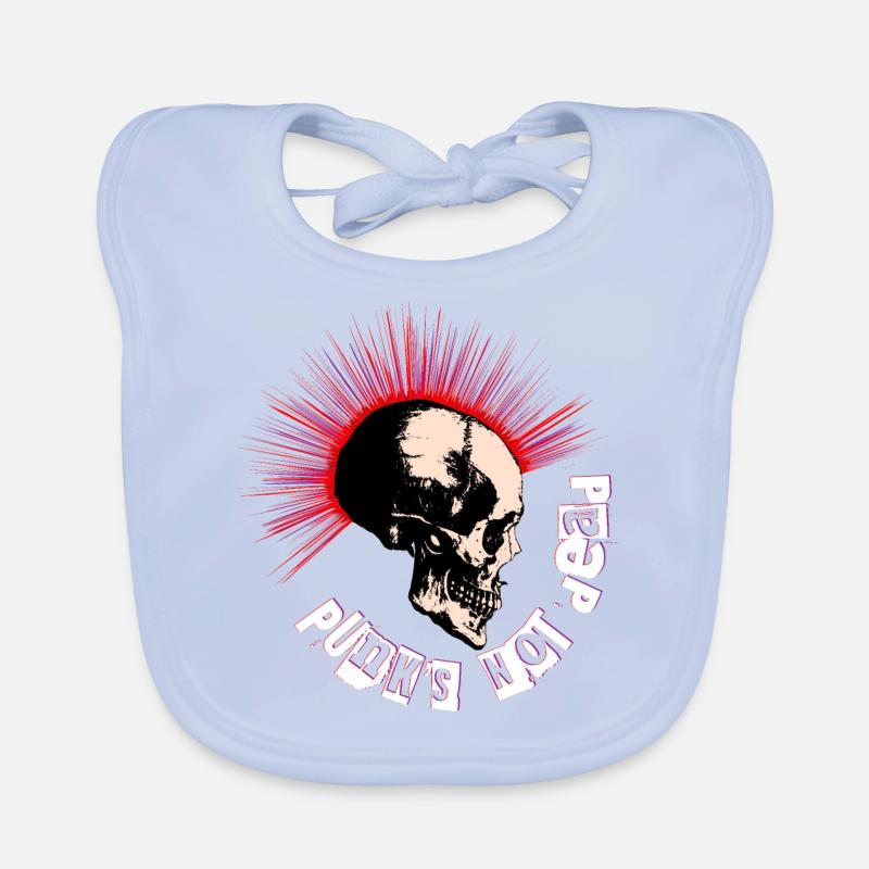 Punk's not dead Organic Baby Bibs