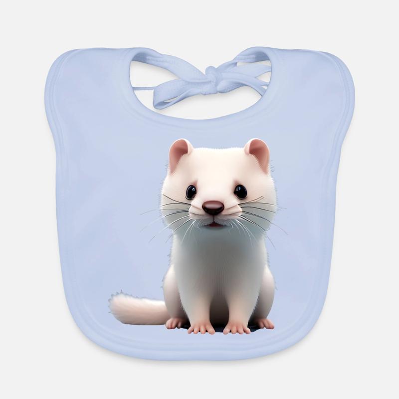 Frettchen Baby Bio-Lätzchen