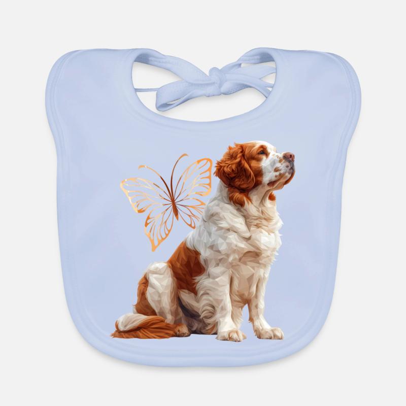 Clumber Spaniel Baby Bio-Lätzchen