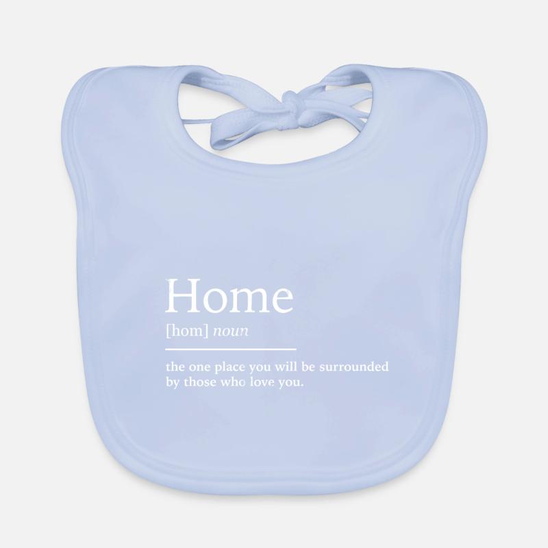 Accueil à la maison Bavoir bio Bébé