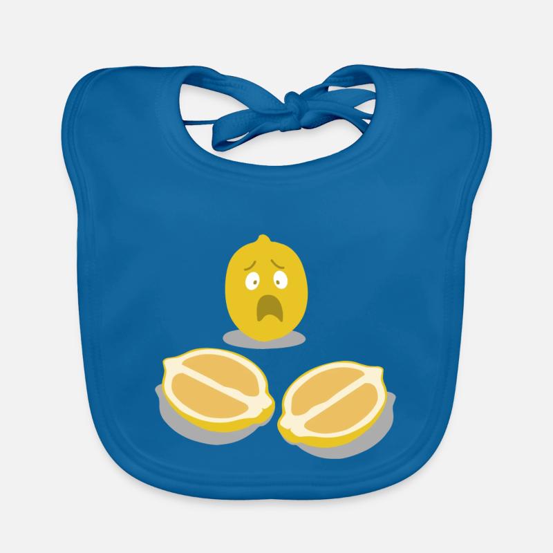 Sorgenlemon lemon character Organic Baby Bibs